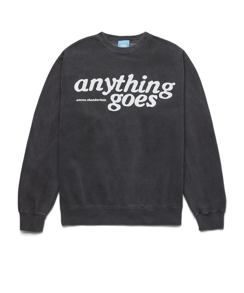 Anything Goes Crewneck Vintage Black
