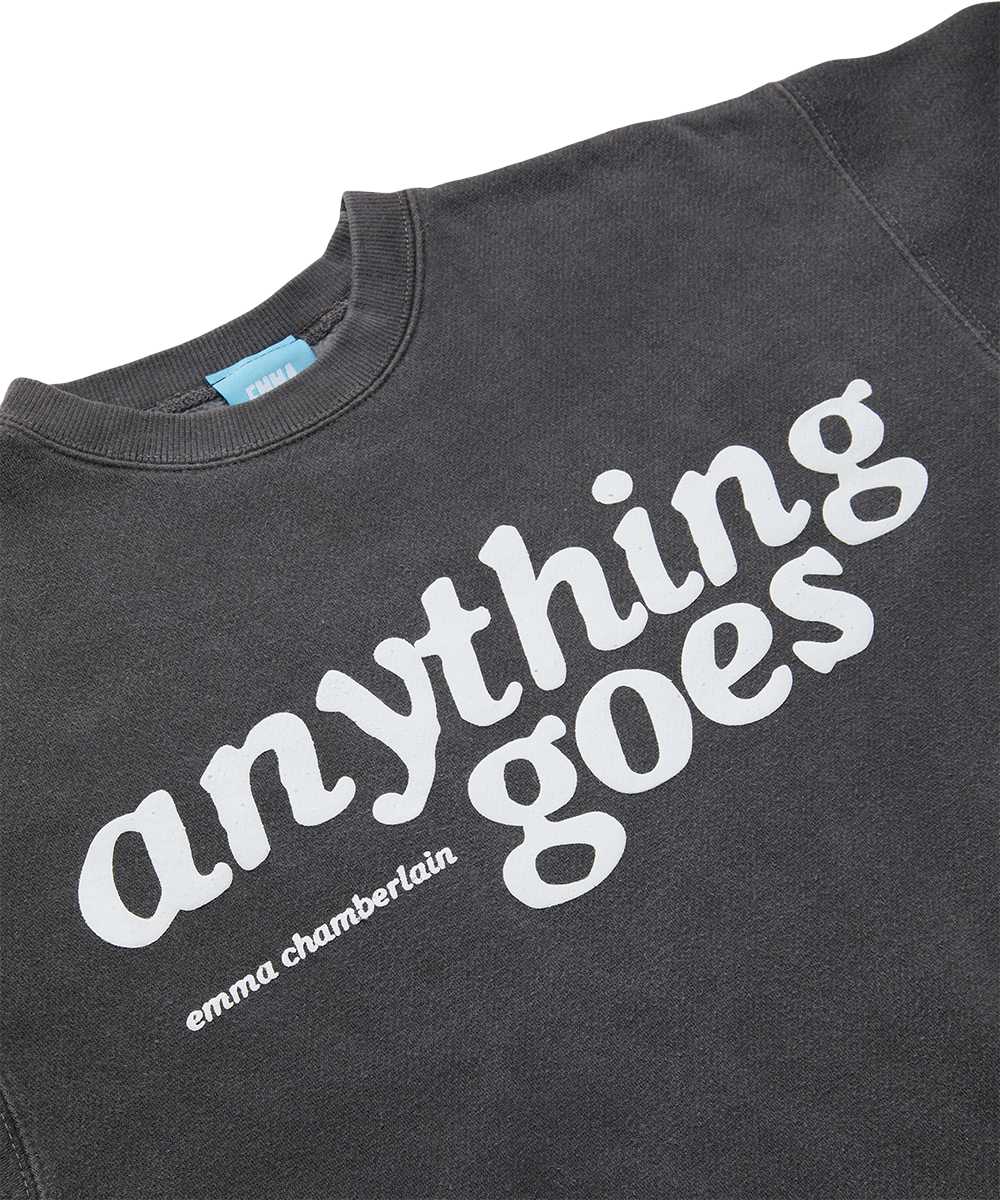Anything Goes Crewneck Vintage Black