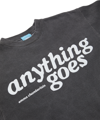 Anything Goes Crewneck Vintage Black